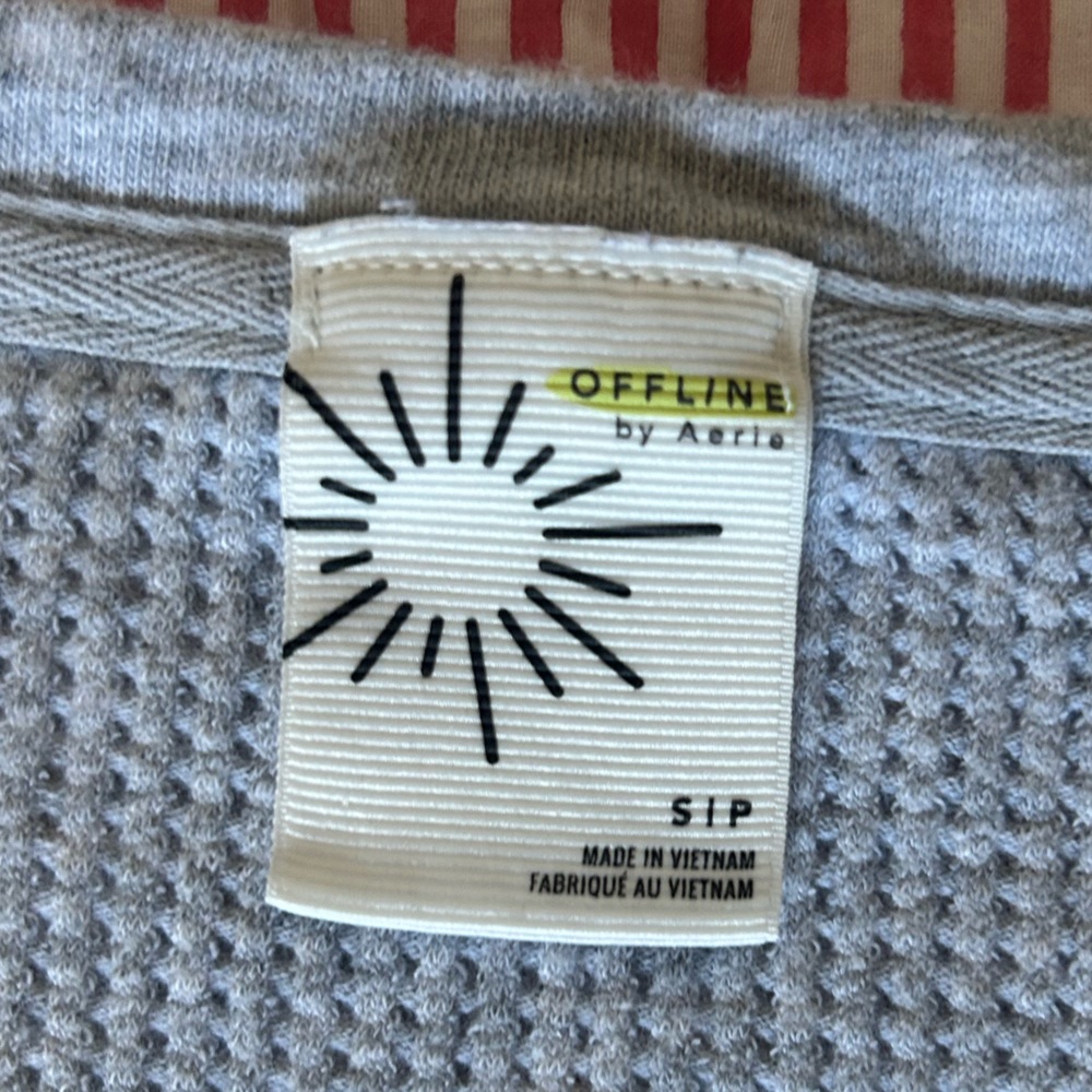 Aerie waffle knit long sleeve - Picture 2 of 3